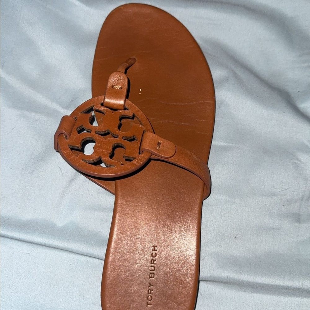 Tory Burch Tan Leather Sandals